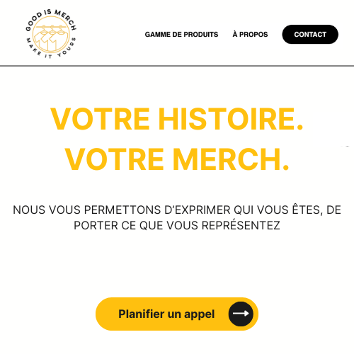 GoodIsMerch – Commandes de gros de vêtements personnalisés