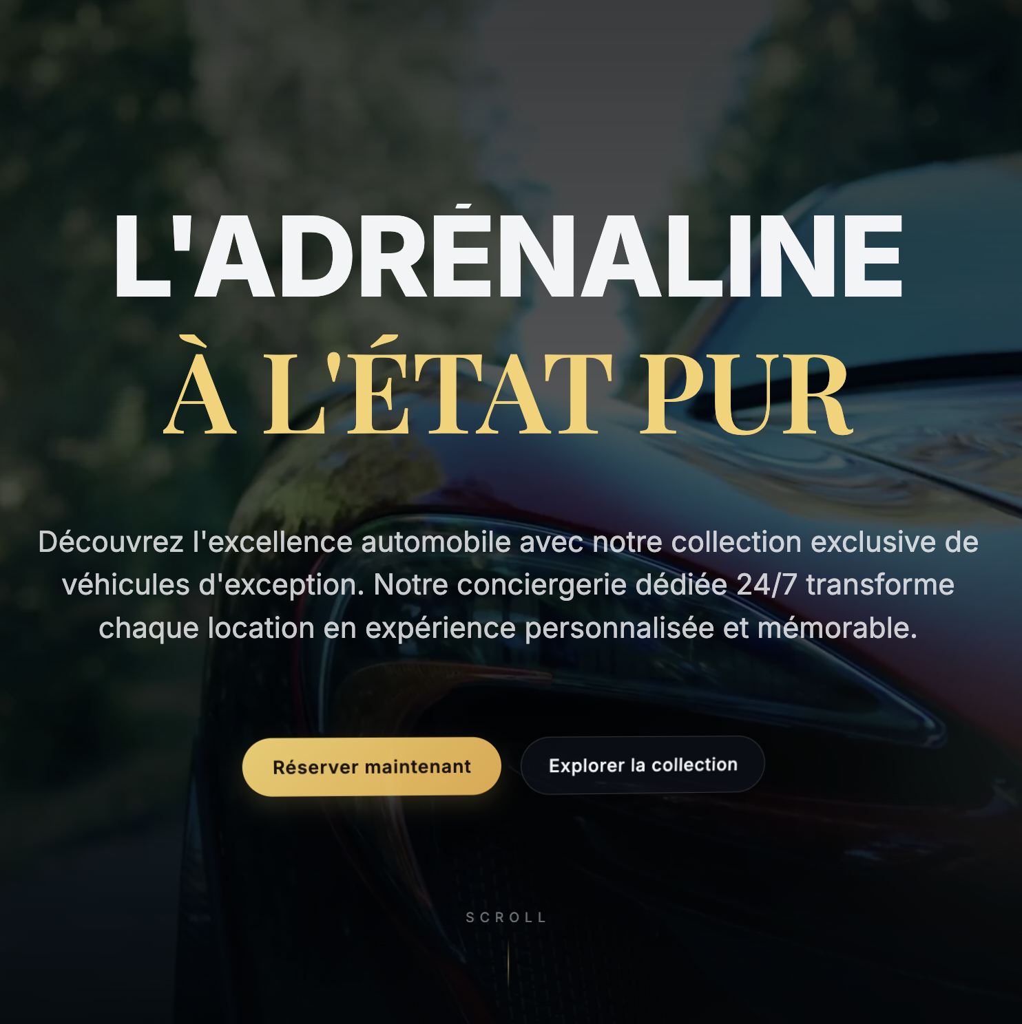 LuxLocation — Location de voitures avec sélecteur de formules et calculateur de coûts