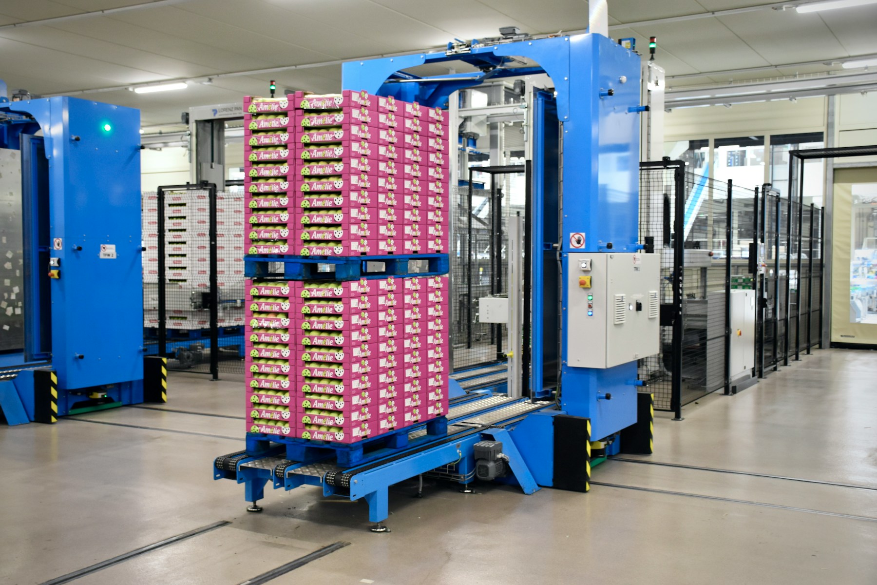 Food-industry storage area to illustrate document management