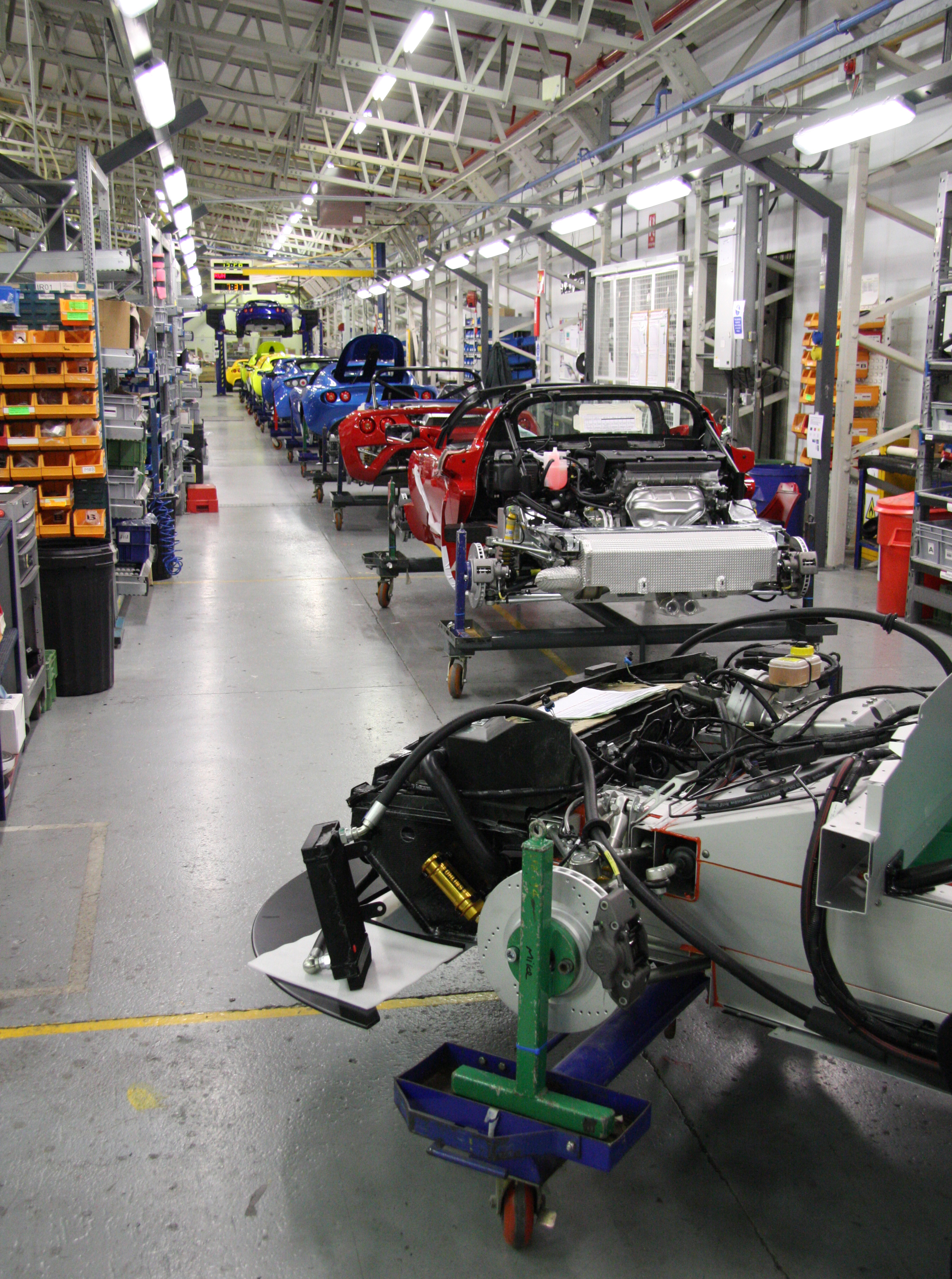 Machines industrielles et interfaces de pilotage dans un atelier moderne